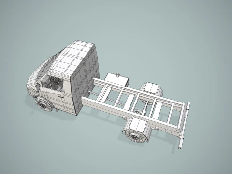 Telaio per camion -415- Modello 3D