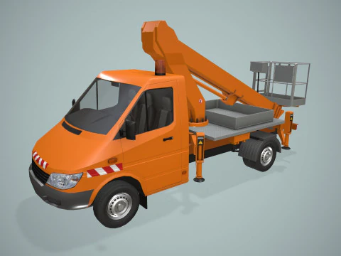 Bucket Truck --416-- 3D Model
