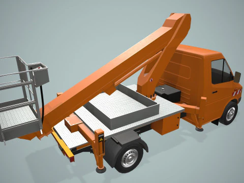 Bucket Truck --416-- 3D Model