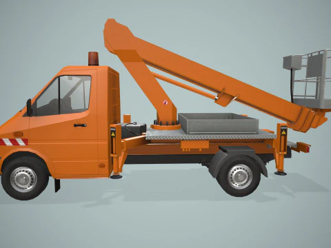 Bucket Truck --416-- 3D Model