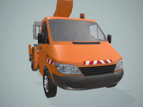 Bucket Truck --416-- 3D Model