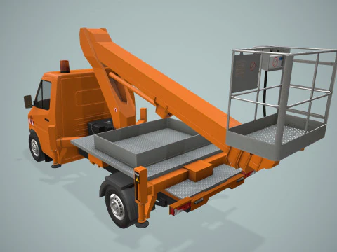 Bucket Truck --416-- 3D Model