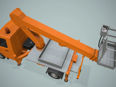 Bucket Truck --416-- 3D Model