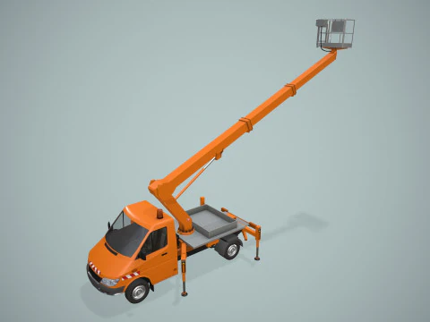 Bucket Truck --416-- 3D Model
