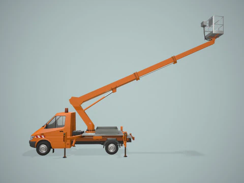 Bucket Truck --416-- 3D Model