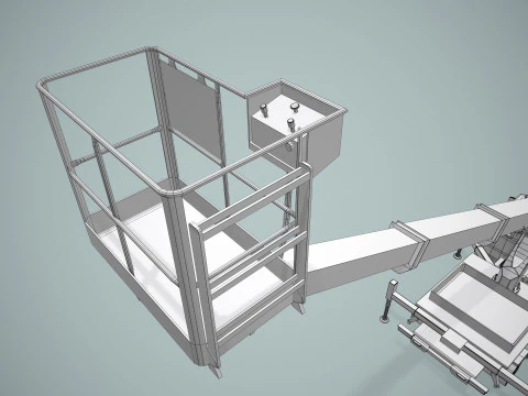 Bucket Truck --416-- 3D Model