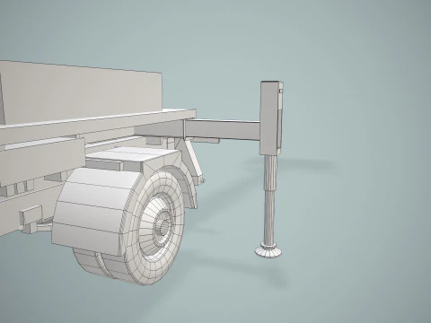 Bucket Truck --416-- 3D Model