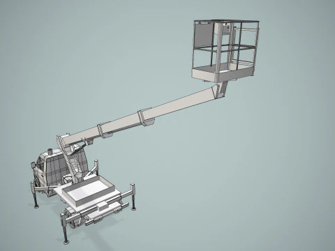 Bucket Truck --416-- 3D Model