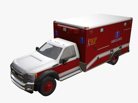 Ambulance --419-- 3D Model
