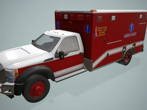 Ambulanza --419-- Modello 3D