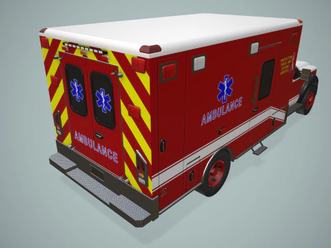 Ambulanza --419-- Modello 3D