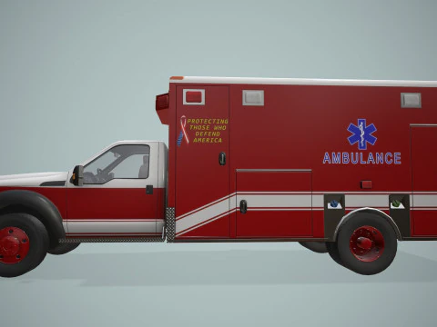 Ambulanza --419-- Modello 3D