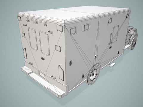 Ambulans --419-- Model 3D