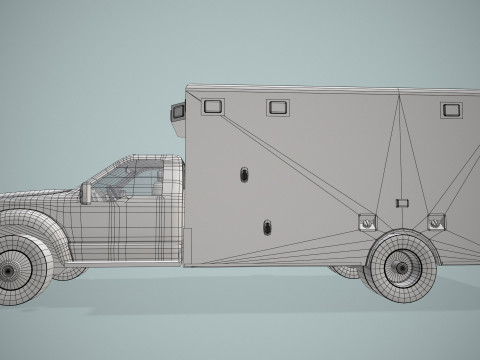 Ambulans --419-- Model 3D