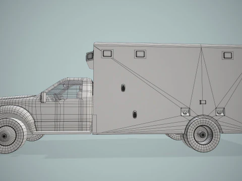 Ambulanza --419-- Modello 3D