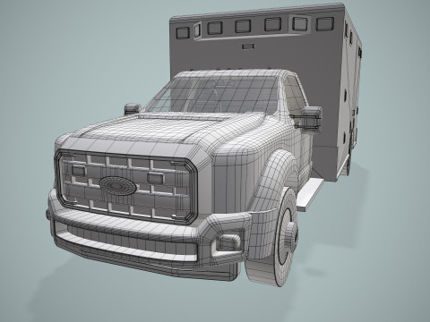 Ambulans --419-- Model 3D