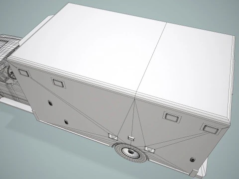 Ambulanza --419-- Modello 3D