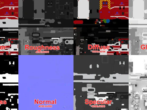 Ambulanza --419-- Modello 3D