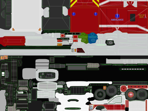 Ambulans --419-- Model 3D