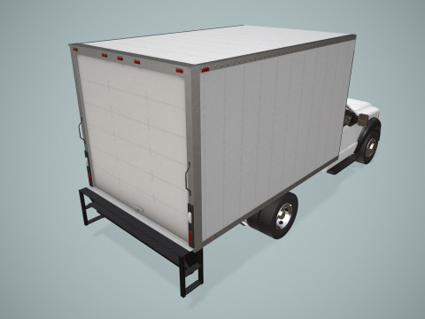 Truk Van Kotak --420-- Model 3D