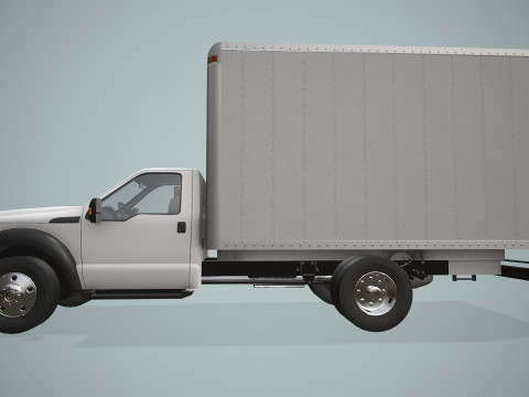 Truk Van Kotak --420-- Model 3D