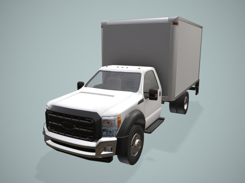 Truk Van Kotak --420-- Model 3D