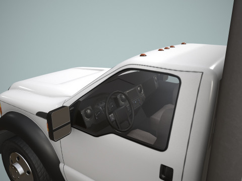 Truk Van Kotak --420-- Model 3D