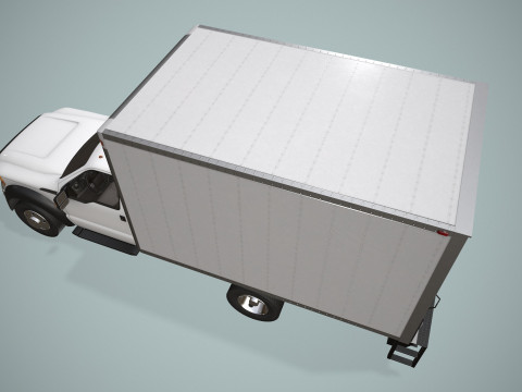 Truk Van Kotak --420-- Model 3D