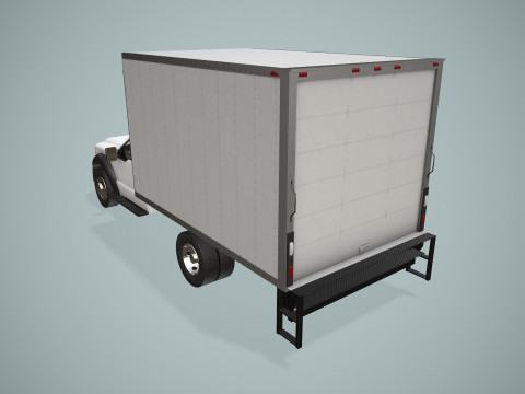 Truk Van Kotak --420-- Model 3D