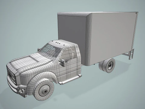 Furgone furgone --420-- Modello 3D