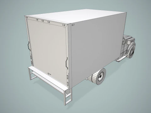 Furgone furgone --420-- Modello 3D