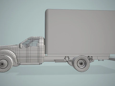 Furgone furgone --420-- Modello 3D