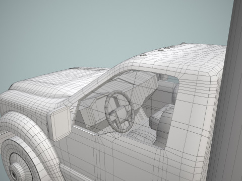 Truk Van Kotak --420-- Model 3D