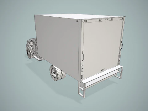 Furgone furgone --420-- Modello 3D