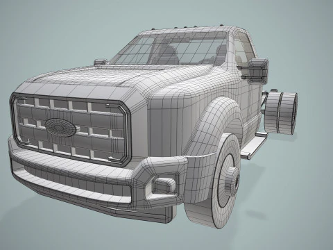 Chassis Truck --422-- 3D Model