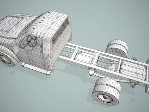 Chassis Truck --422-- 3D Model