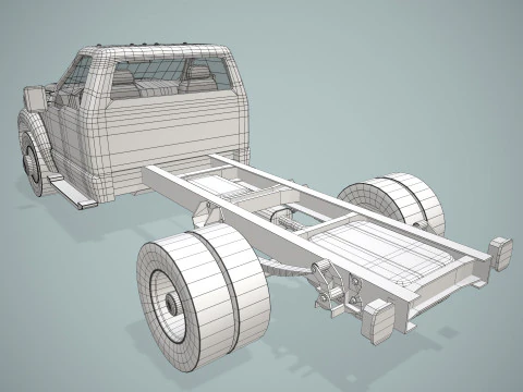 Chassis Truck --422-- 3D Model