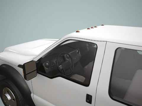 Camion doppia cabina --423-- Modello 3D