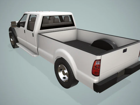 Camion doppia cabina --423-- Modello 3D