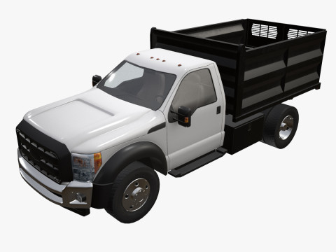 Dump Truck --424-- 3D Model