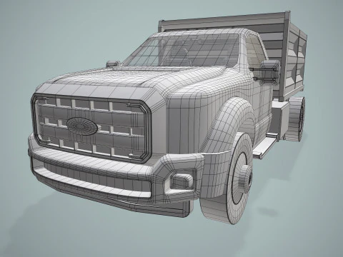 Самосвал --424-- 3D Модель