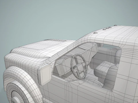 Самосвал --424-- 3D Модель
