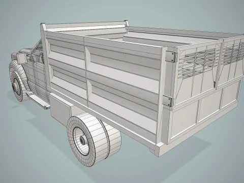 Самосвал --424-- 3D Модель