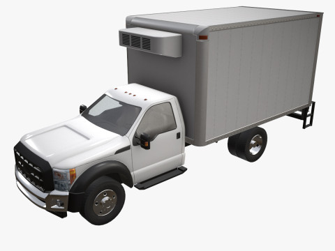 Fridge Truck --425-- 3D Model