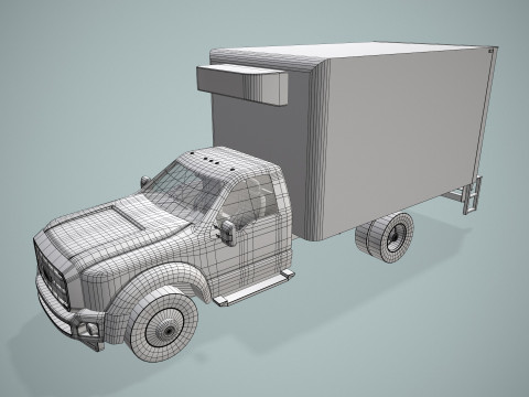 Truk Kulkas --425-- Model 3D