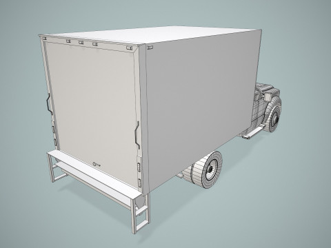 Truk Kulkas --425-- Model 3D