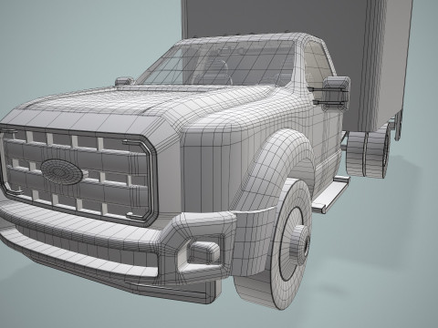 Truk Kulkas --425-- Model 3D