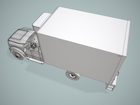 Truk Kulkas --425-- Model 3D