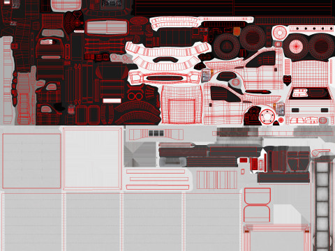 Truk Kulkas --425-- Model 3D