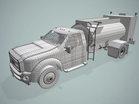 Autocisterna per carburante --426-- Modello 3D